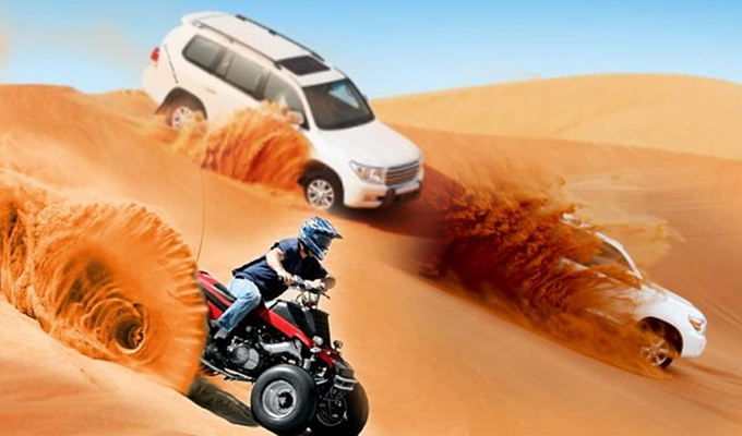 Thrilling Red Dune Safari + Quad Bike