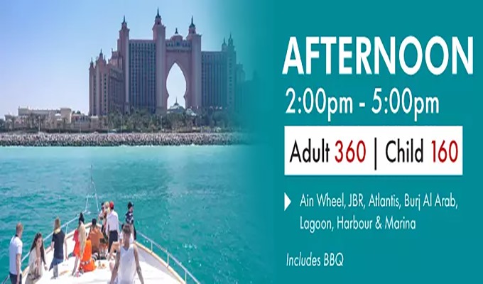 Yacht Tour Dubai with Breakfast or BBQ