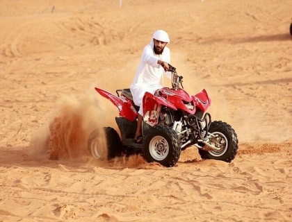 Evening Desert Safari With Quad Bike