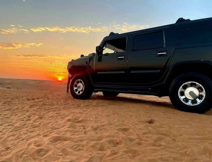 Hummer safari in the desert