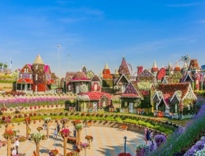 Dubai Miracle Garden With Global Village Combo Tour